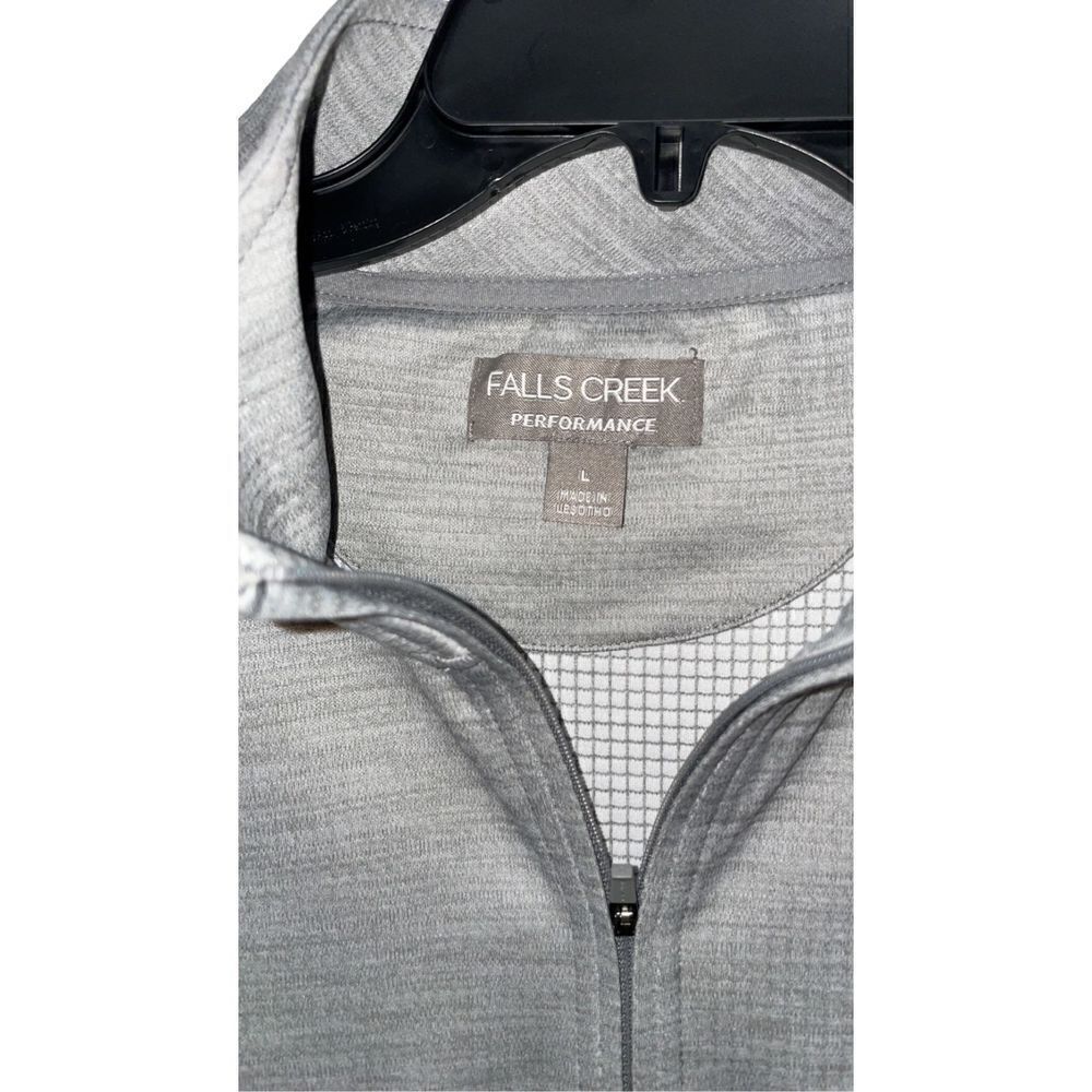 Falls Creek Performance Men’s Quarter Zip Gray NWT SIZE Large